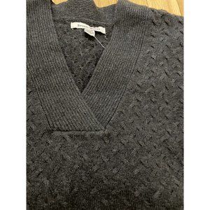 Studio Works Men’s Pullover Sweater Dark Grey XL Knit Shawl Collar